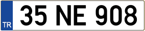 Truck License Plate